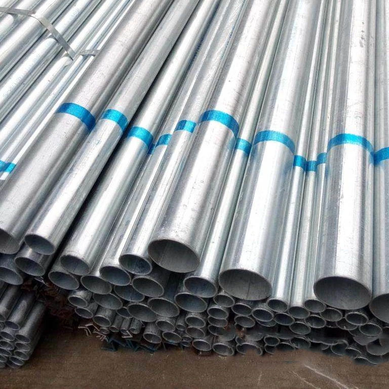 Q195 Q235 250mm Diameter Galvanized Steel Tube Customization Seamless Galvanized Round Pipe