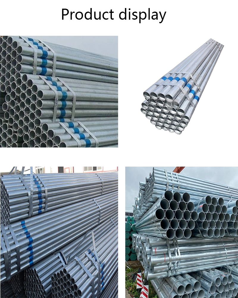 Good Price Galvanized Round Pipe/Gi Pipe/Ms Pipe/Gi Hollow Sections Steels