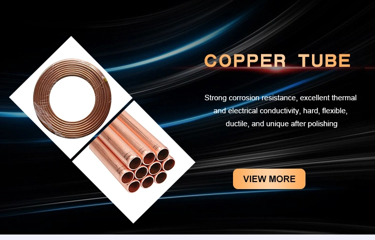 ASTM B88 C12000 Round Copper Mold Tube for Steel Casting Copper Alloy Brass Tube for Radiato