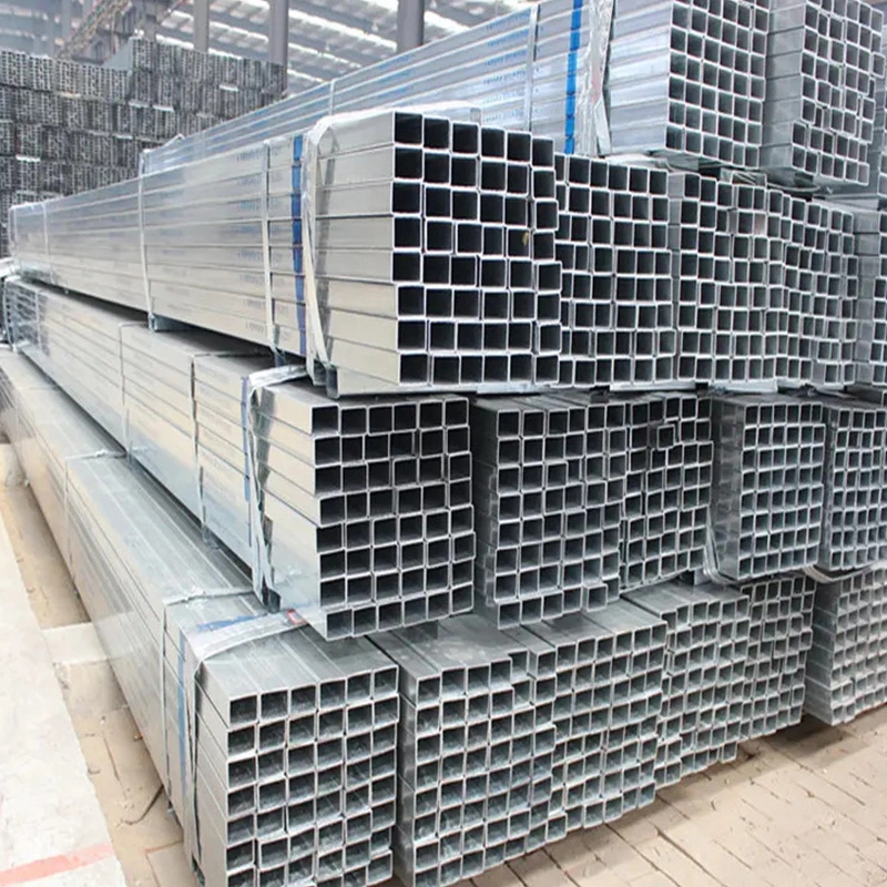 2X2 Galvanized Hollow Section 14 Gauge Tubing Tubular Iron Square Steel Pipes Tube for Shelter Structure