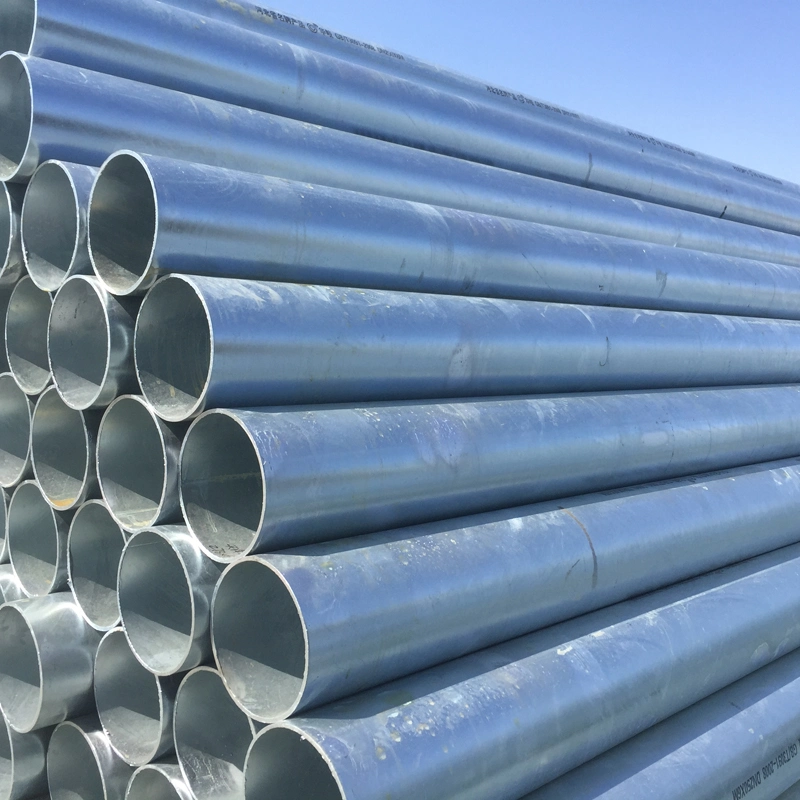 Hot Galvanized Round Pipe/Gi Tube with Clamp Half Round Steel Tube