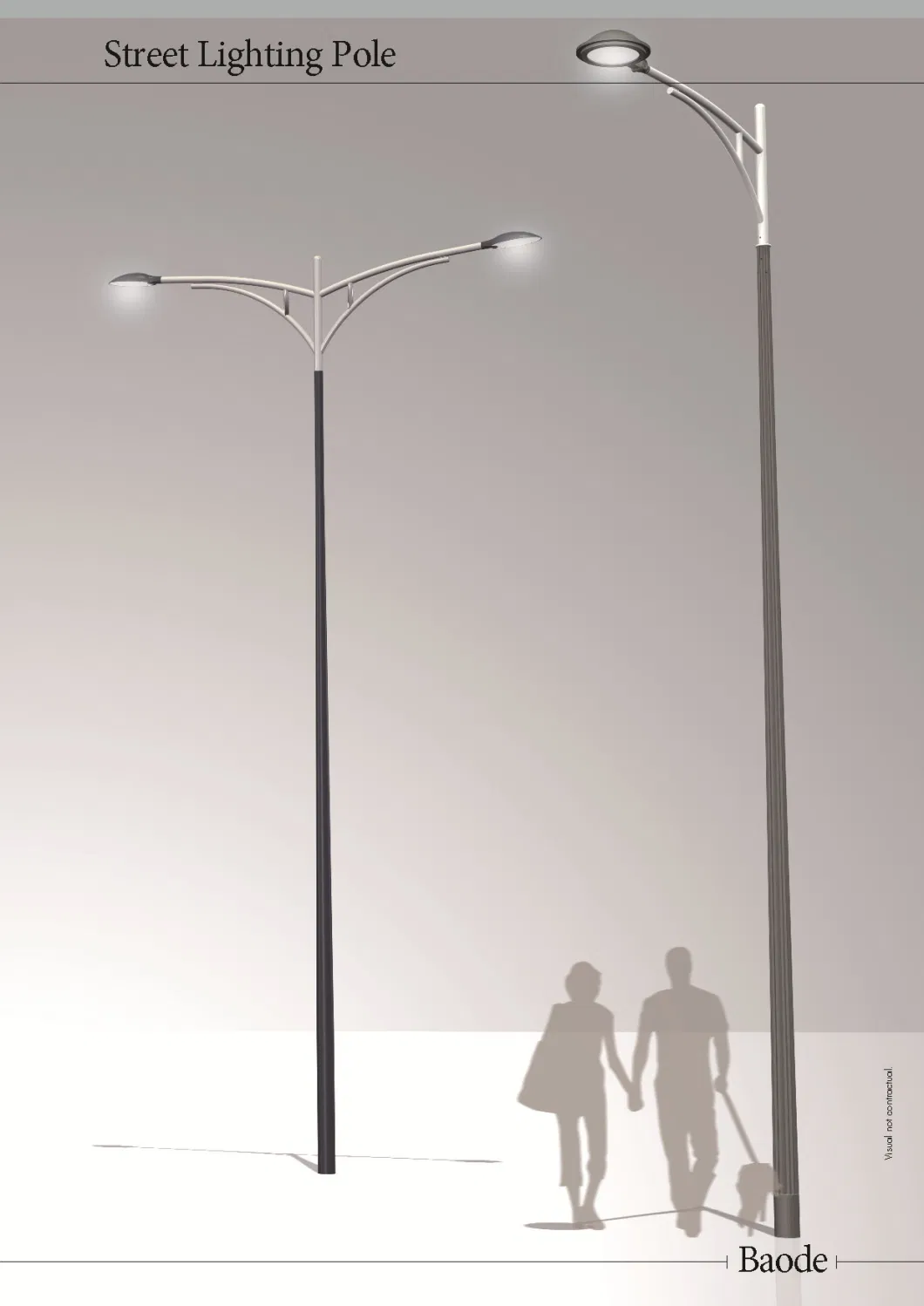 Outdoor/Stadium/Sports/Garden/Street Step/Round/Tapered/Conical/Octagonal HDG/Galvanized FRP/Steel/Metal Light/Lighting/Lamp Column/Post/Pillar/Pole with Price