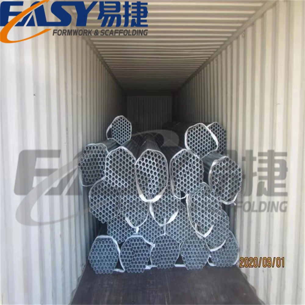 Easy Scaffolding Galvanized Steel Round Tube 48.3mm Diameter Scaffold Steel Tube