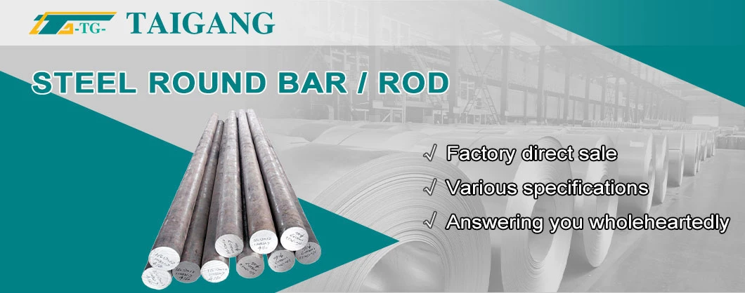 Chinese Factory Carbon Steel Round Bar and Chrome Plated Round Bar in Stock Hot Rolled