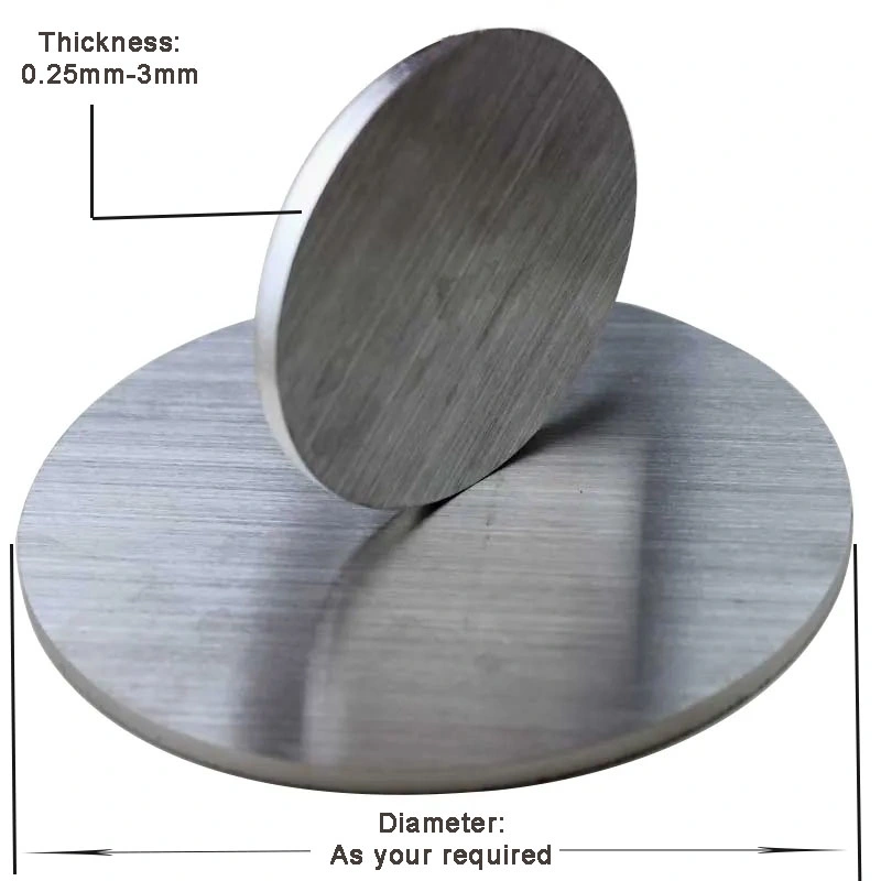 Stainless Steel Circle 201 J1 J2 J3 410 430 304 Round Plate Sheet Circle Metal Cold Rolled 2b Ba No. 4 Hl for Cookware