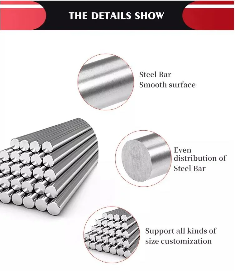 Sufficient Supply ASTM 1035 1045 1050 S45c Q235 Q345 H13 Metal Ms Iron Rods Round Dia 10mm 12mm Cutting Carbon/Mild Steel Bar Alloy Steel Round Solid Bar