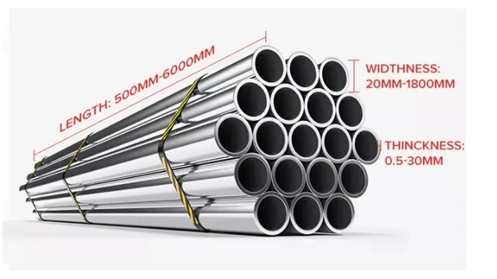 Ss Seamless Pipe 201 Stainless Steel Round Square Pipe