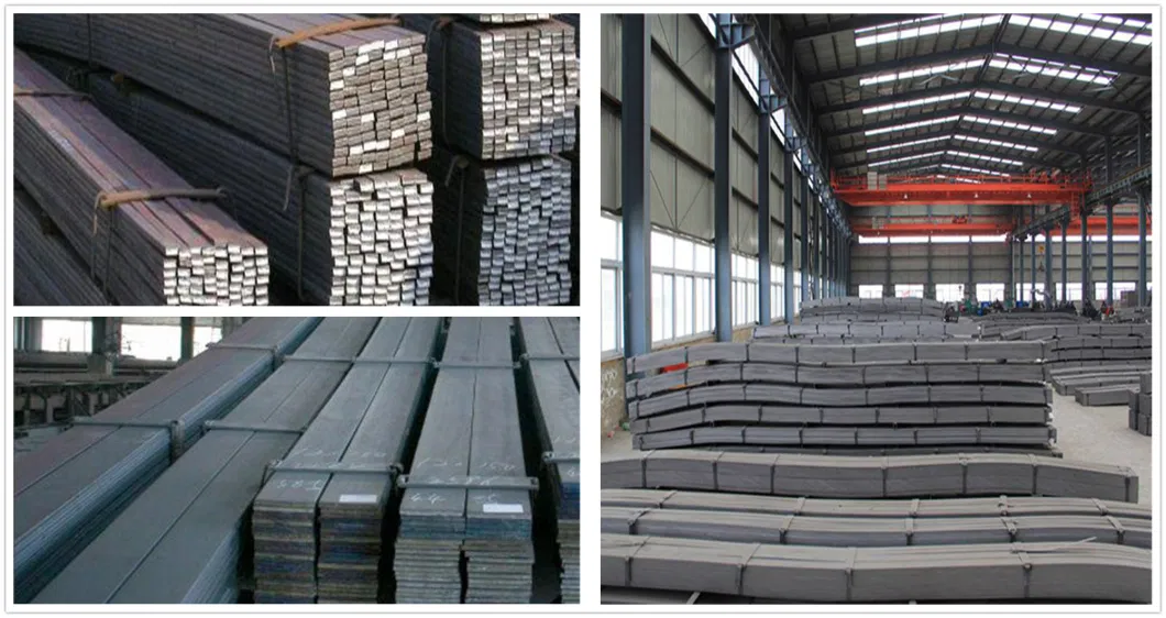 China Good Quality Steel Flat Bar / En8 C45 S45c Hot Rolled Solid Square Flat Rectangle Steel Bar