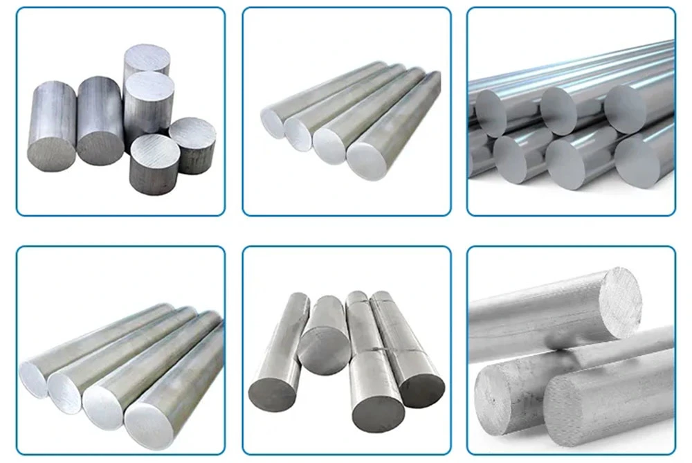 1050 5052 7075 6061 6063 T6 Aluminum Solid Rod Aluminum Rod Bar Hard Aluminum Round Bar