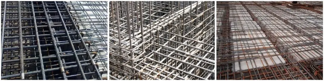 ASTM A615 BS4449 B500b HRB335 HRB400 HRB500 Deformed Construction Carbon Iron Steel Rebars Reinforced Reinforcing Concrete Tmt Round Bars for Steel Structure