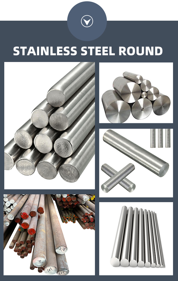 Ss Rod 201 304 316 Stainless Steel Round Bar for Construction