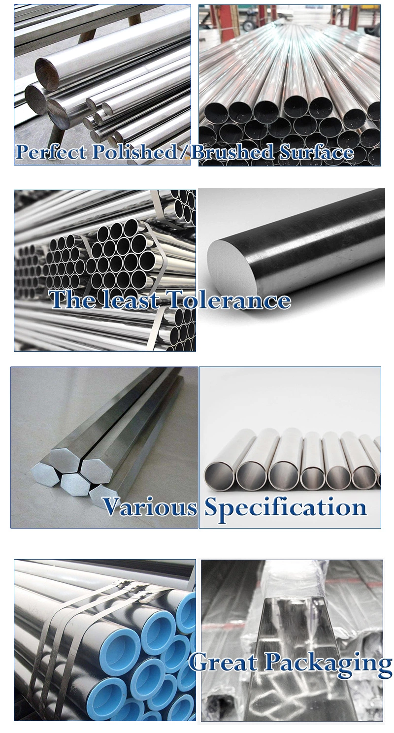 Manufacturer 201, 304, 321, 904L, 316L Stainless Steel Round Bar Stainless Stee Rod for Building Material