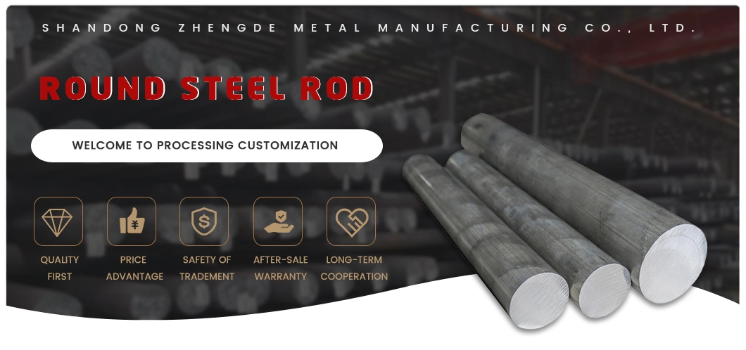 Steel Round Bar ASTM Ah36 1008 JIS S45c S55c S35c High-Strength Wear-Resistant Alloy Die Steel Round Steel Bar Rod