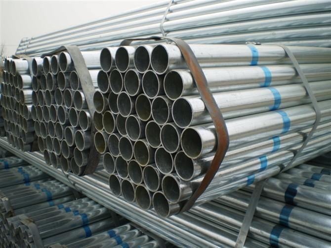 Hollow Section ERW Galvanized Steel Pipe 4 Inch Round Seamless Pipe