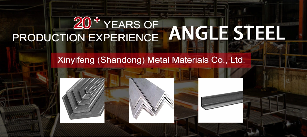 Hot Sale Angle Steel ASTM A36 A53 Q235 Q345 Carbon Equal 2 Inch Angle Steel Galvanized Iron L Shape 250X250 Mild Steel Angle Bar