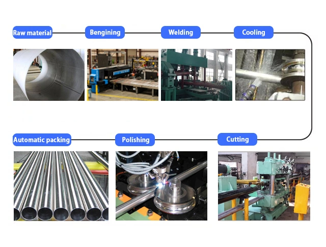 Steel Tube Pipes Material Gauge 16 Steel 304 304L 316 316L Stainless Steel Pipes Manufacturers