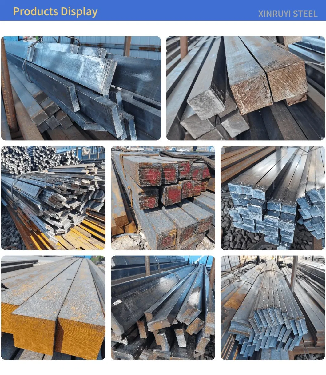 Cold Drawn Good Tolerance Bright Surface Q235B S235jr S355jr SAE1020 SAE1045 SAE1018 5120 4140 4340 100X100 1&quot; 0.5&quot; 38.1X9.5 Square Rectangular Flat Steel Bars