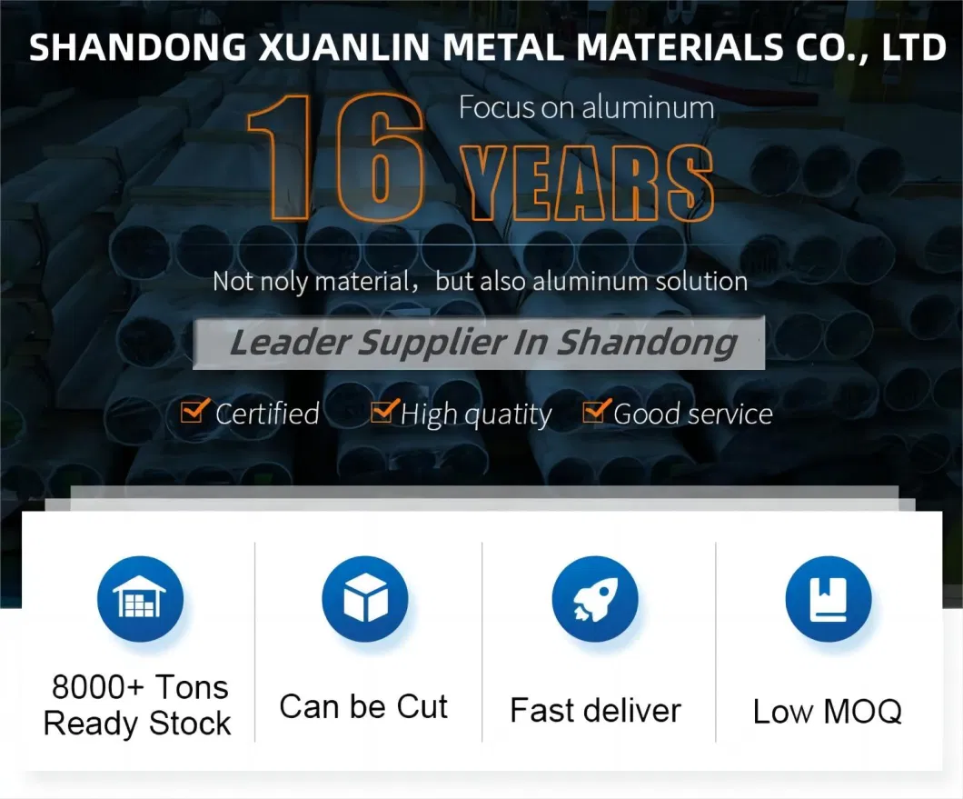 China Supplier Aluminio Alloy Round Tubing 6063 T5 6061 T6 Aluminum Pipe