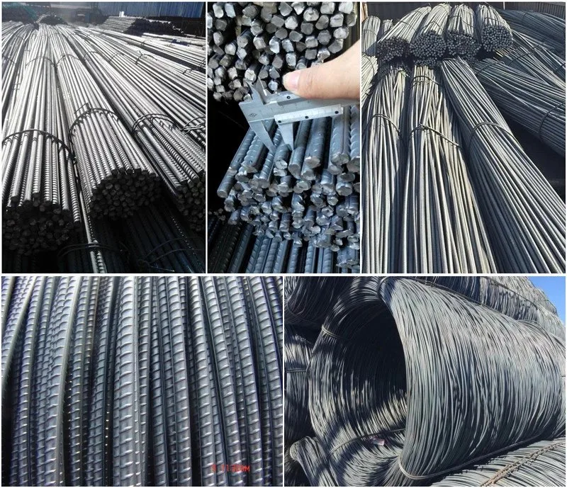 6mm 8mm 12mm 20mm 40mm B500b Steel Rebars Building Material Deformed Steel Bars Wire Rod