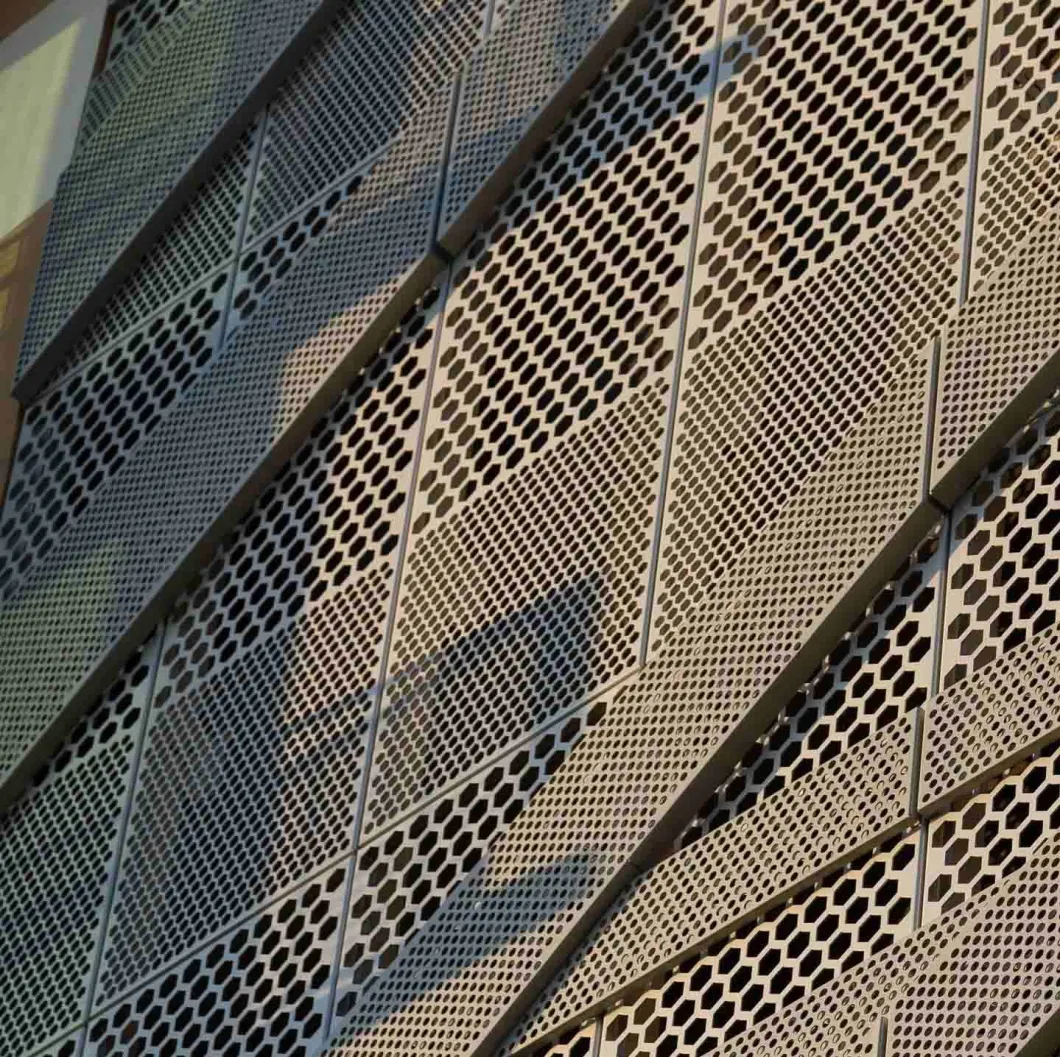 Yeeda Wire Mesh Round Hole Perforated Aluminum Sheet Diamond Hole Shape Perforated Copper Plate China Factory Perforated Metal Mesh Plate