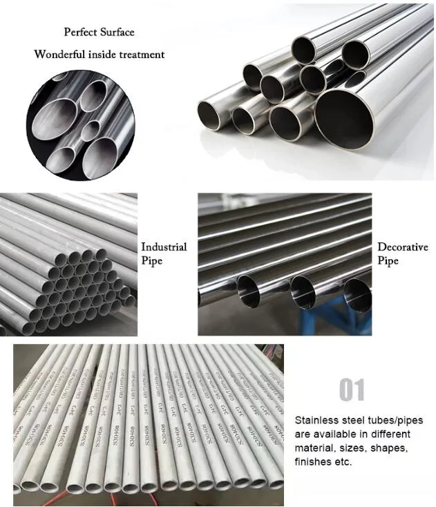 16 Gauge 304/316 Stainless Steel Round/Square Pipe Price