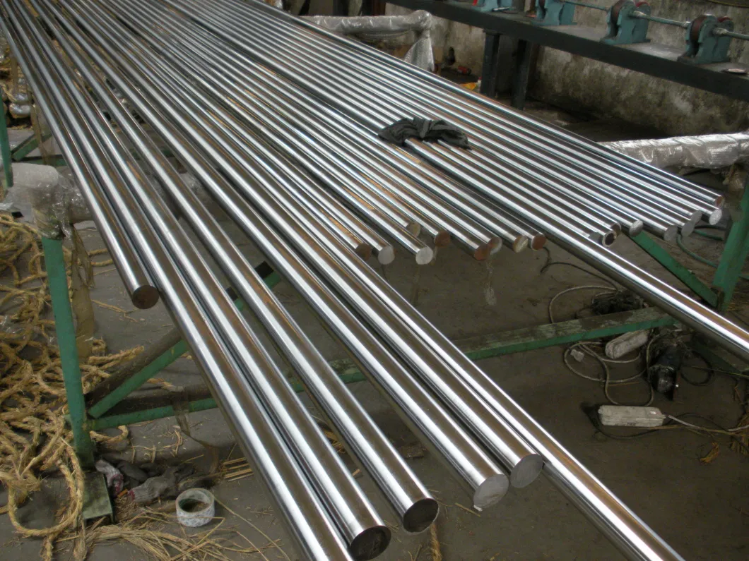 En8 En9 Carbon Steel or Alloy Steel Hard Chrome Plated Rods for Hydraulic Cylinder