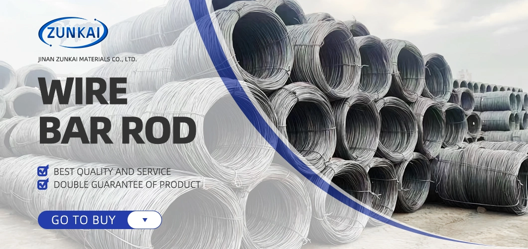 8 mm 10 mm Hrb 400 Hot Rolled Deformed Steel Rebar Coil Iron Wire Rod in Coil for Construction