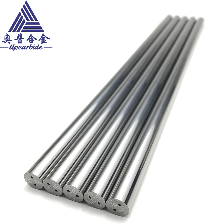 Yl10.2 Factory Carbide Rods Two Helical Coolant Holes/H6 Polished Rod/ Central Coolant Hole Carbide Rods