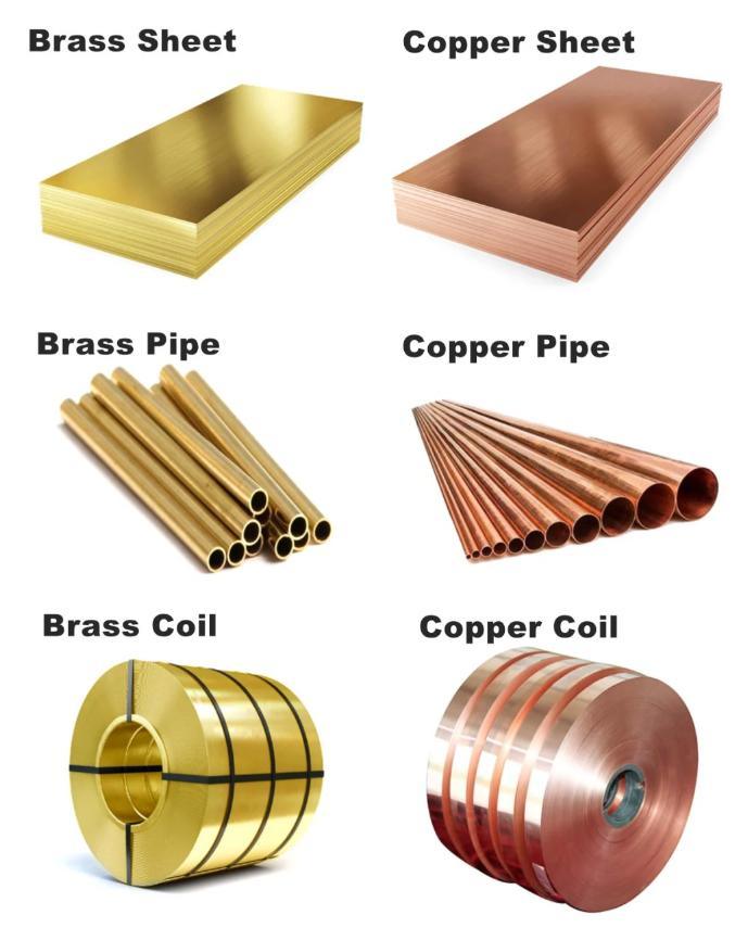 ASTM 5mm 6mm 99.99% Pure C11000 C12200 C2100 Brass Round Flat Busbar Copper Bar for Sales