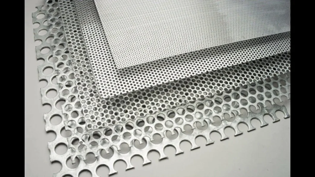 Perforated Metal Round Hole Perforated Mesh Metal Mesh Plate for Building