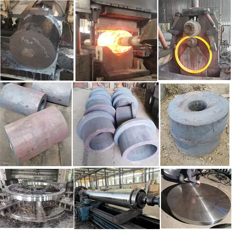 Carbon Steel Disc Forging Alloy Steel Cylinder Forging Ball Valve Forged Part
