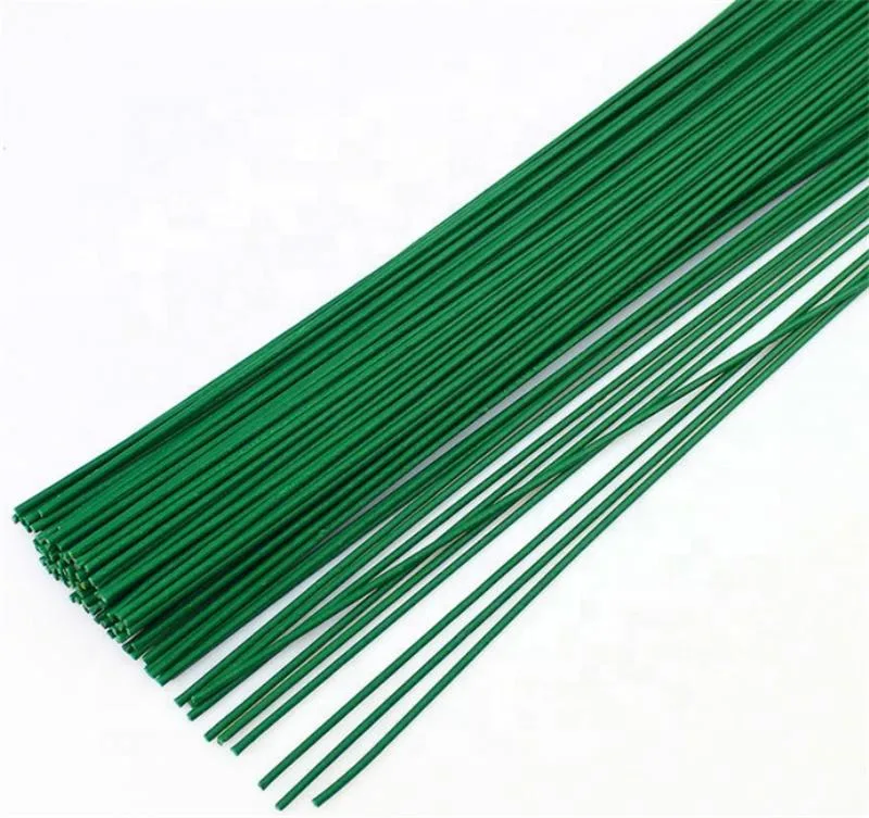 Floral Stem Wire Crafting Cut Wire PVC Coated Straight Wire