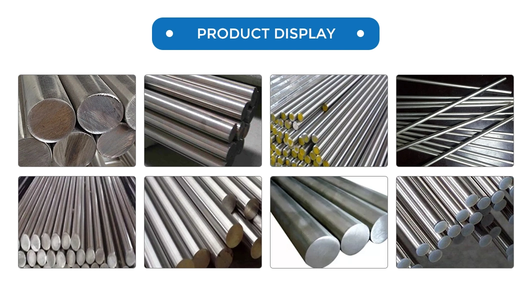 High Quality 301 304 304L 316 316L 309 309S 310S 304h 314 316 316L 316ti 28mm 321 317 317L Stainless Steel Round Rod Bar