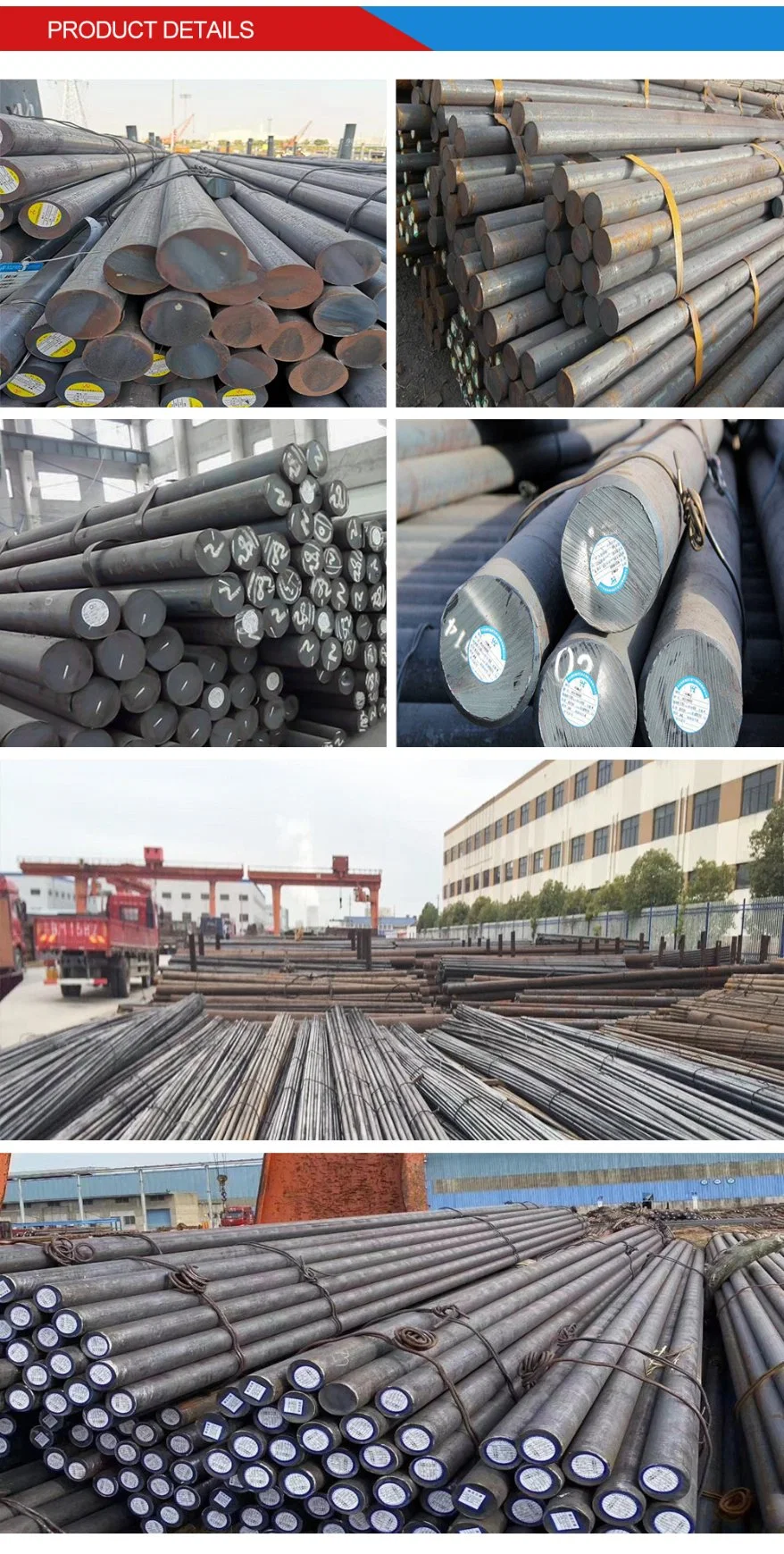 Hot Rolled Carbon Steel Round Bar A36/Q235/Ss400/S235jr