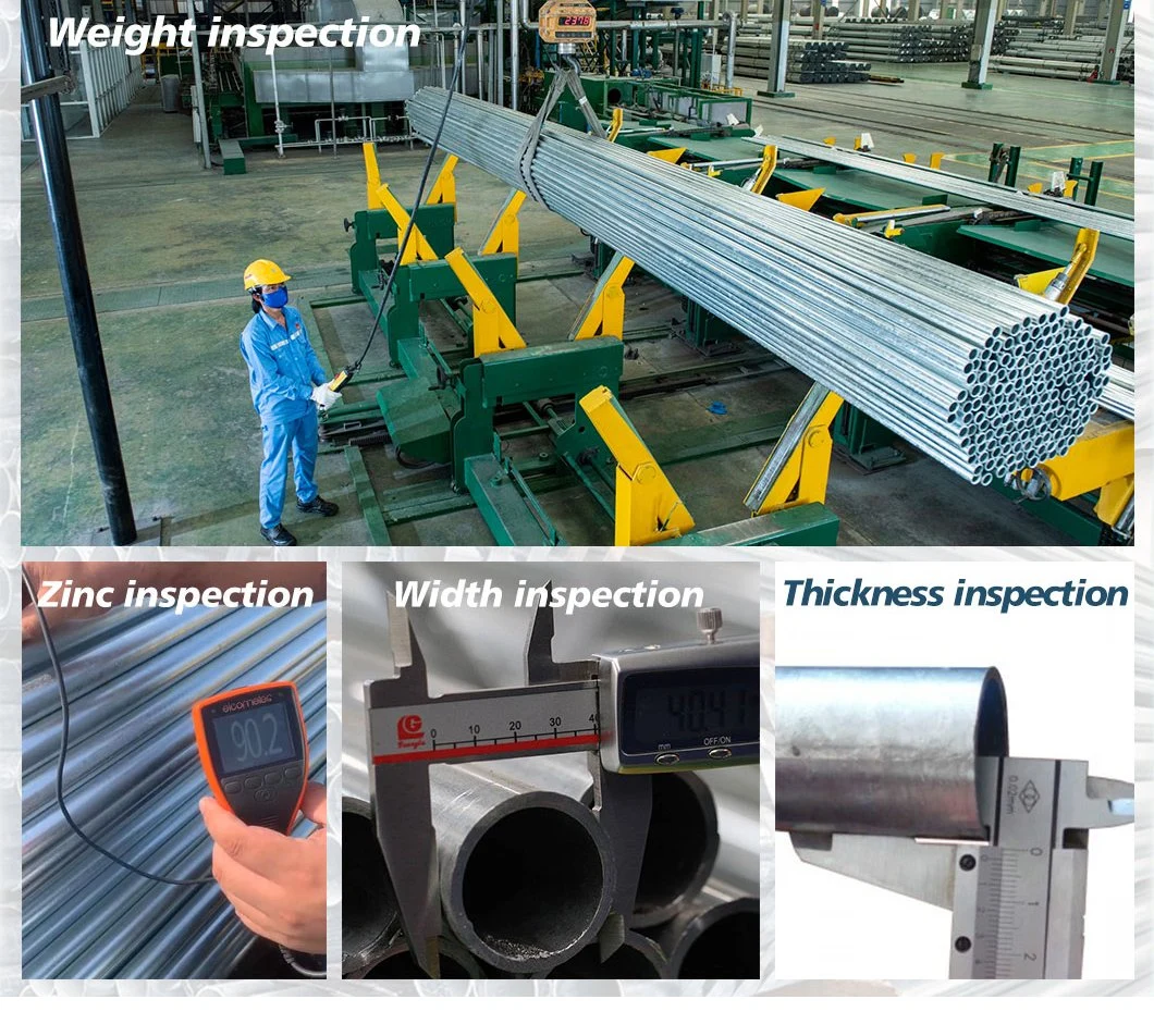 Building Material Steel Pipe Galvanized/Welded/Black/Seamless/Stainless Round Tube/Pipe for Construction
