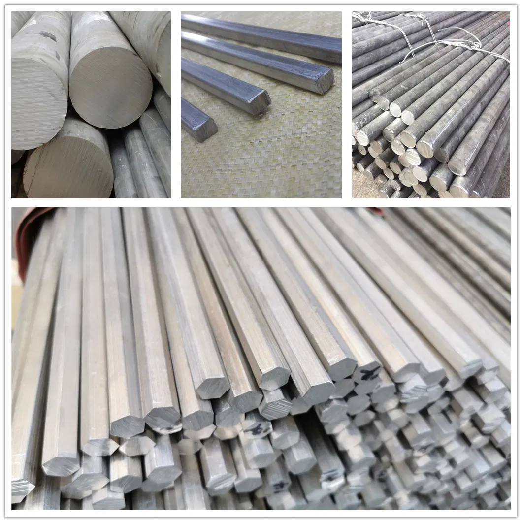 Factory Direct Supply Mill Finish Carbide Solid Round Aluminum Alloy Rod Bar for Building