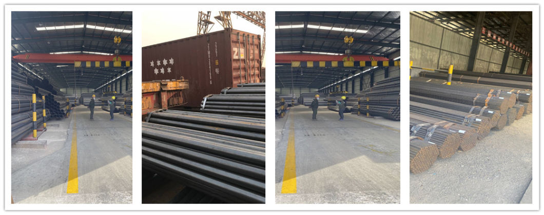 ASTM A106b A53b Sch40 24 32 42 Inch Hot Rolled Round Mild Carbon Seamless Steel Pipe