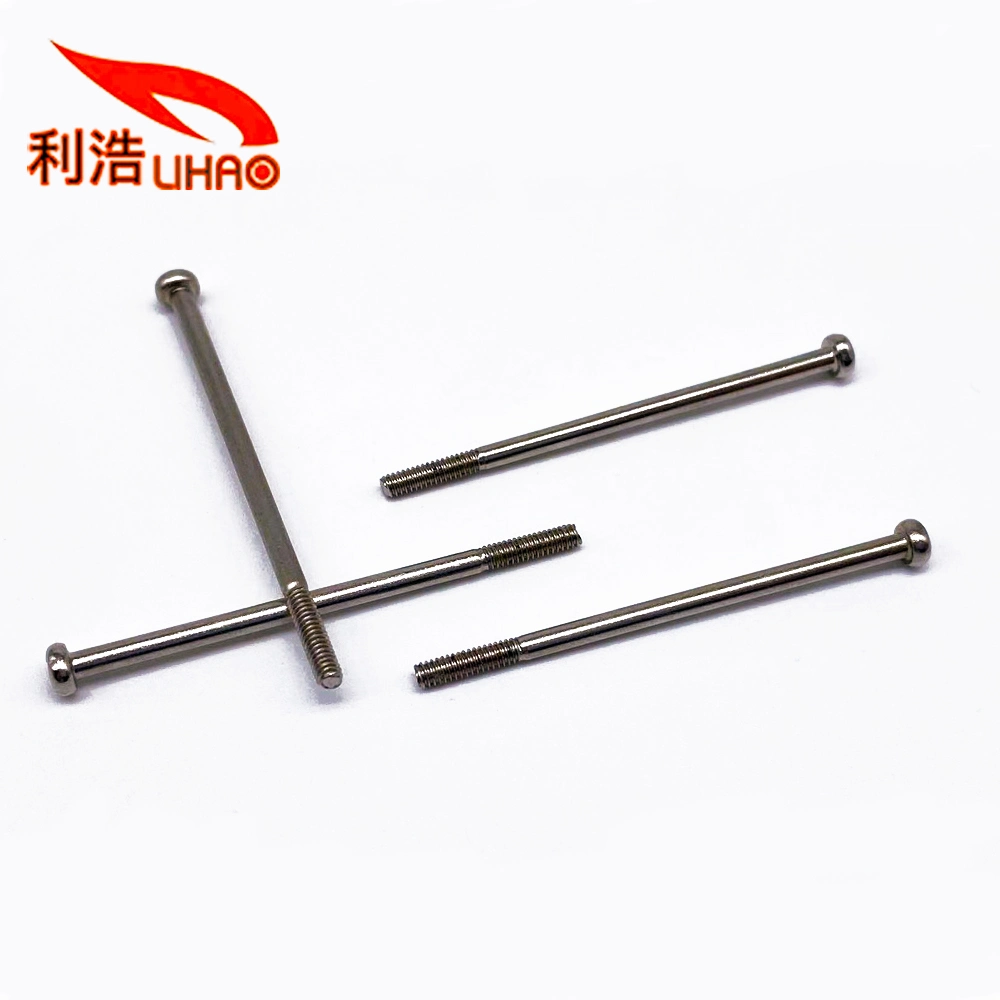 2*39mm White Nickel-Plated Carbon Steel Phillips/Crosss Pan / Round Head Half Thread/Tooth Screw