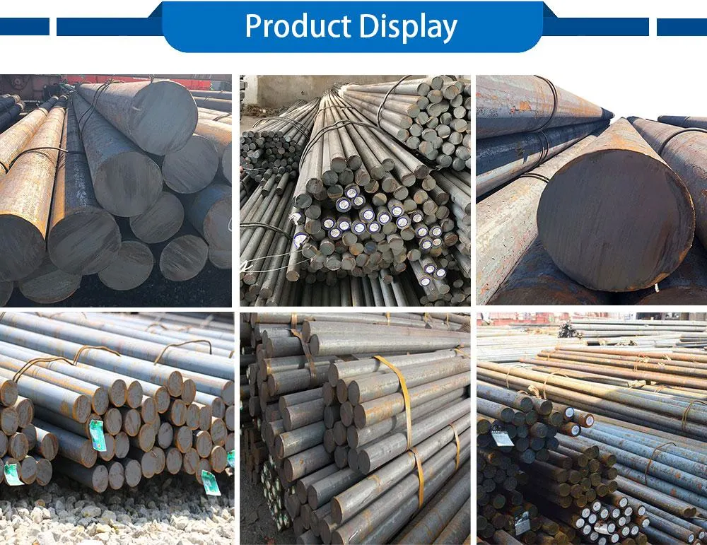 Factory Direct Supply Q235/Q345/Ss400/St37-2/St52 Carbon Steel Round Bar