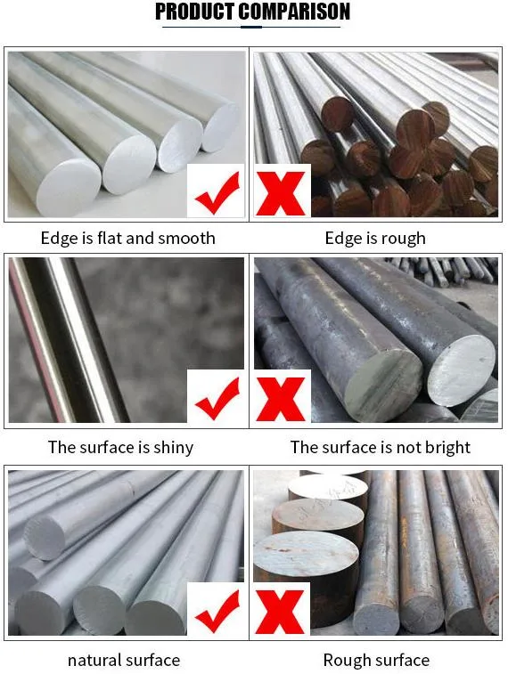 Cold Drawn Round Bar Cold Finished Carbon Steel Bar 18mm 56mm Diameter Steel Rod