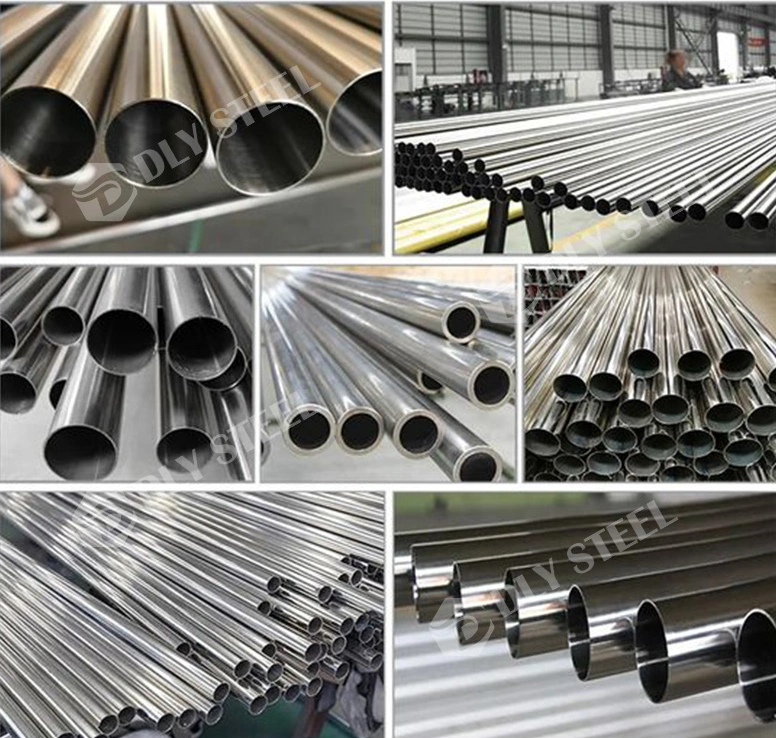 Seamless Stainless Steel Pipe ASTM JIS 201/304/310S/309S/409/430 Stainless Steel Round Tube