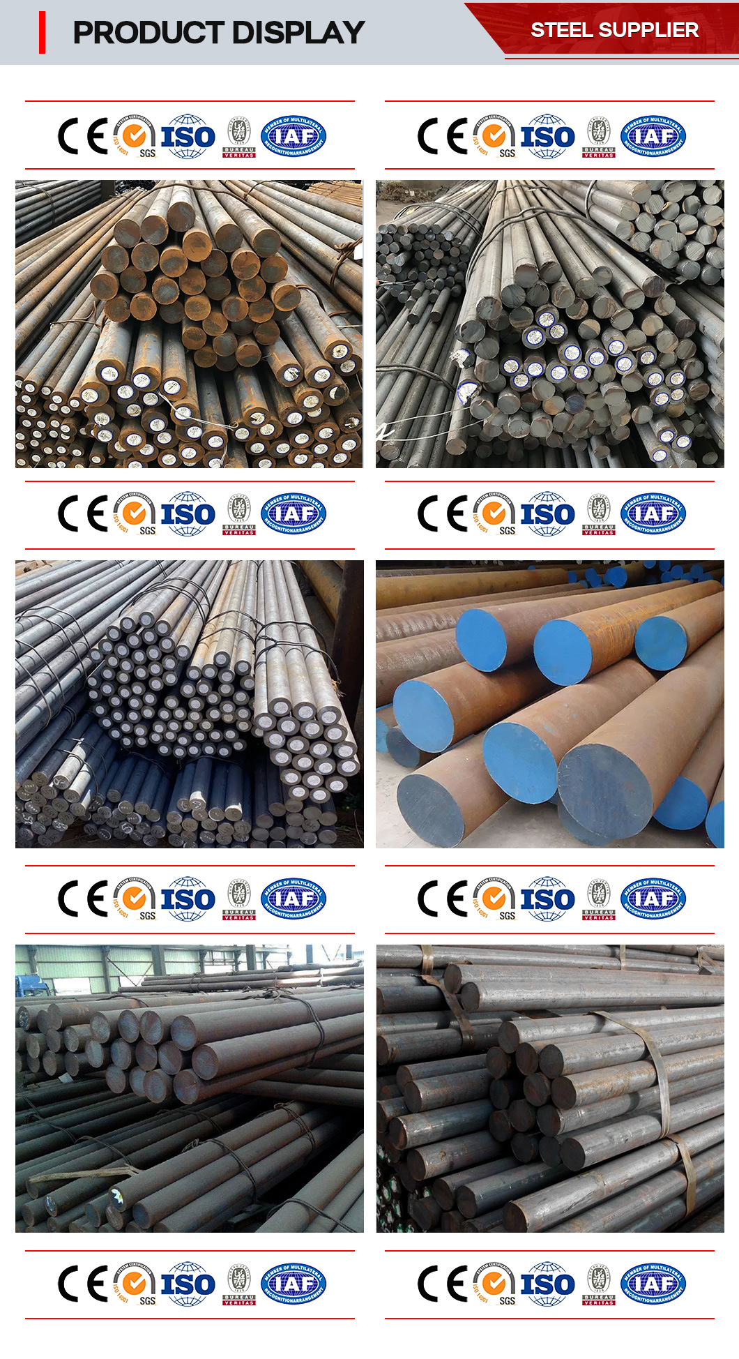 Hot Price 12L14 11smnpb30 Sum24L Cold Drawn Free Cutting Steel Round Bar