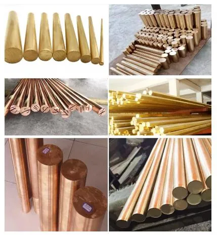 Shandong Wholesale Brass Rod C11000 C1100 Pure Copper Rod Copper Round Rod Copper Round Bar