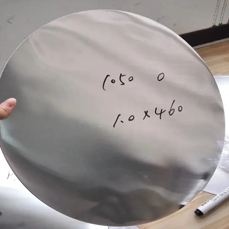 Round Shape Aluminum Sheet 6061 1mm Thickness Sublimation Disc Metal Insert