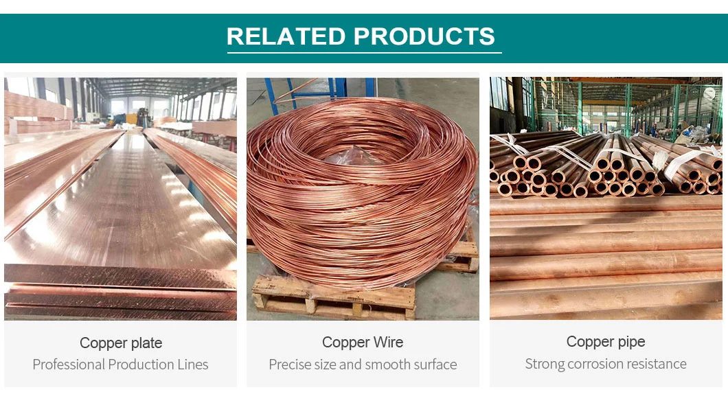 C1100 C1020 C2680 C2800 C2600 C2801 C10100 Copper Rod 8mm Copper Bar Price Copper Round Bar