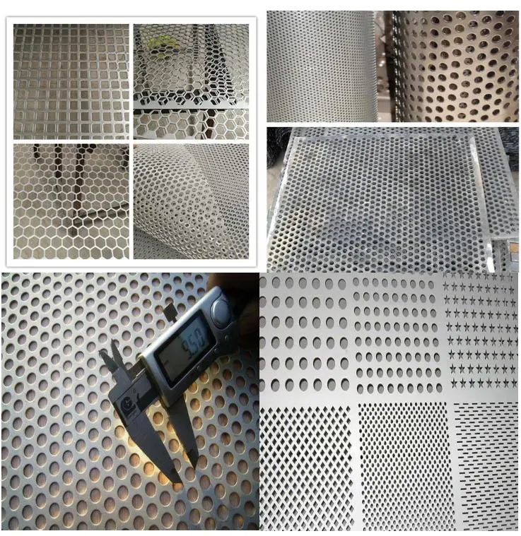 Round Hole Custom Different Hole Stainless Steel Perforated Metal Mesh Plate