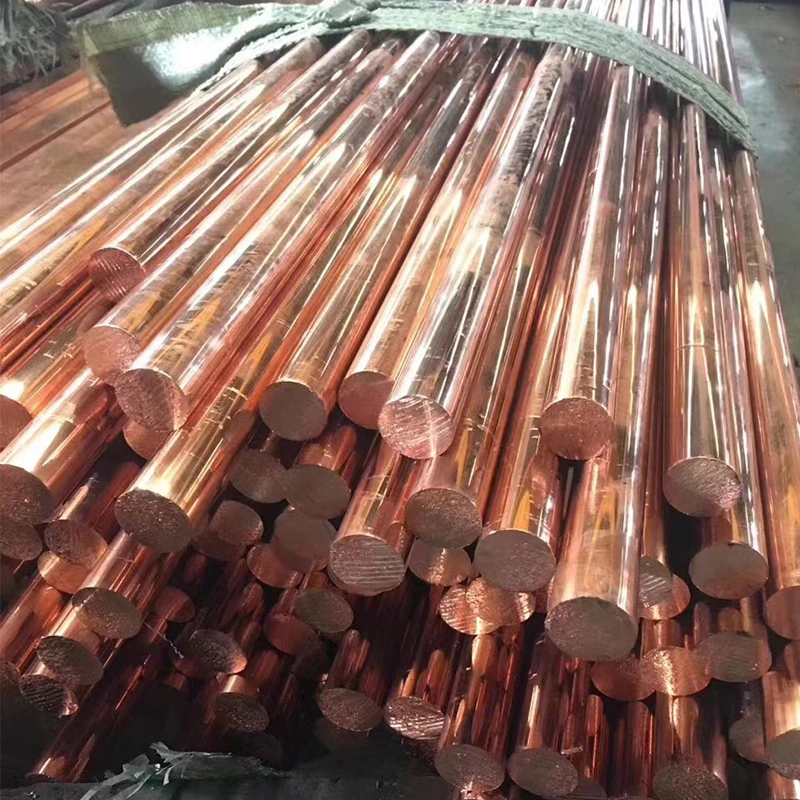 High Quality C11000 C10100 Round Rod/ Bar Hard/Half-Hard 99.9% Pure Red Copper