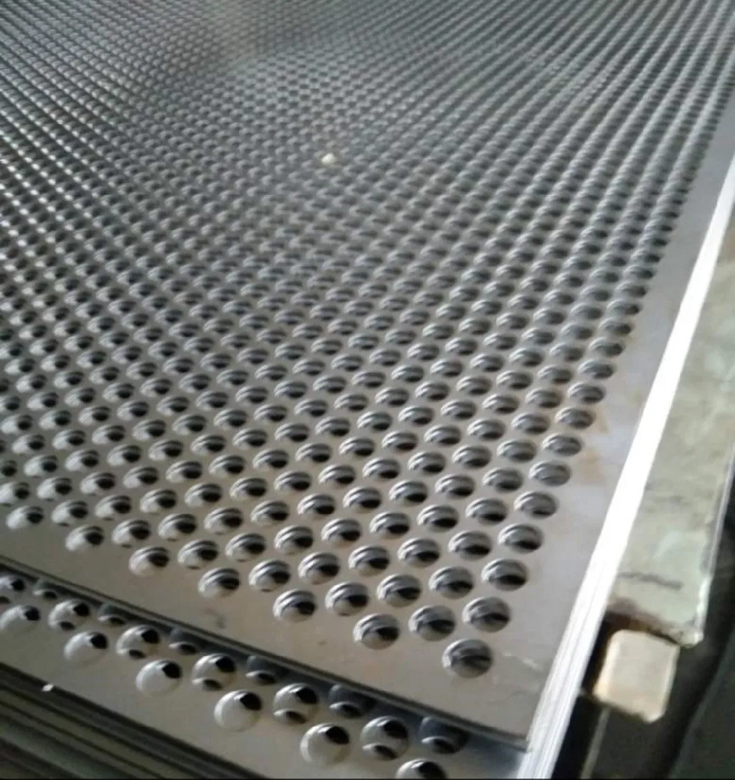 304 316 Stainless Steel Round Hole Perforated Metal Sheet Stainless Steel Perforated Mesh Panels Sheet Decorative Round Plate