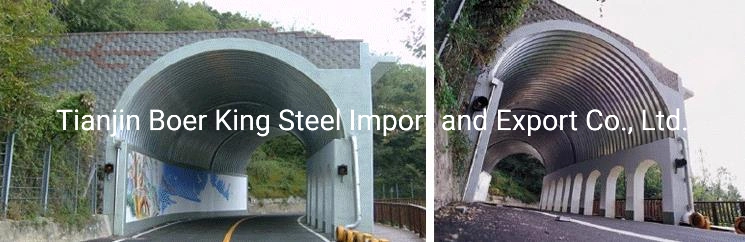 ASTM A500 Ss400 Corrugated Galvanized Steel Culvert Galvanized Round Tube Corrugated Gi Culverts Steel Tube