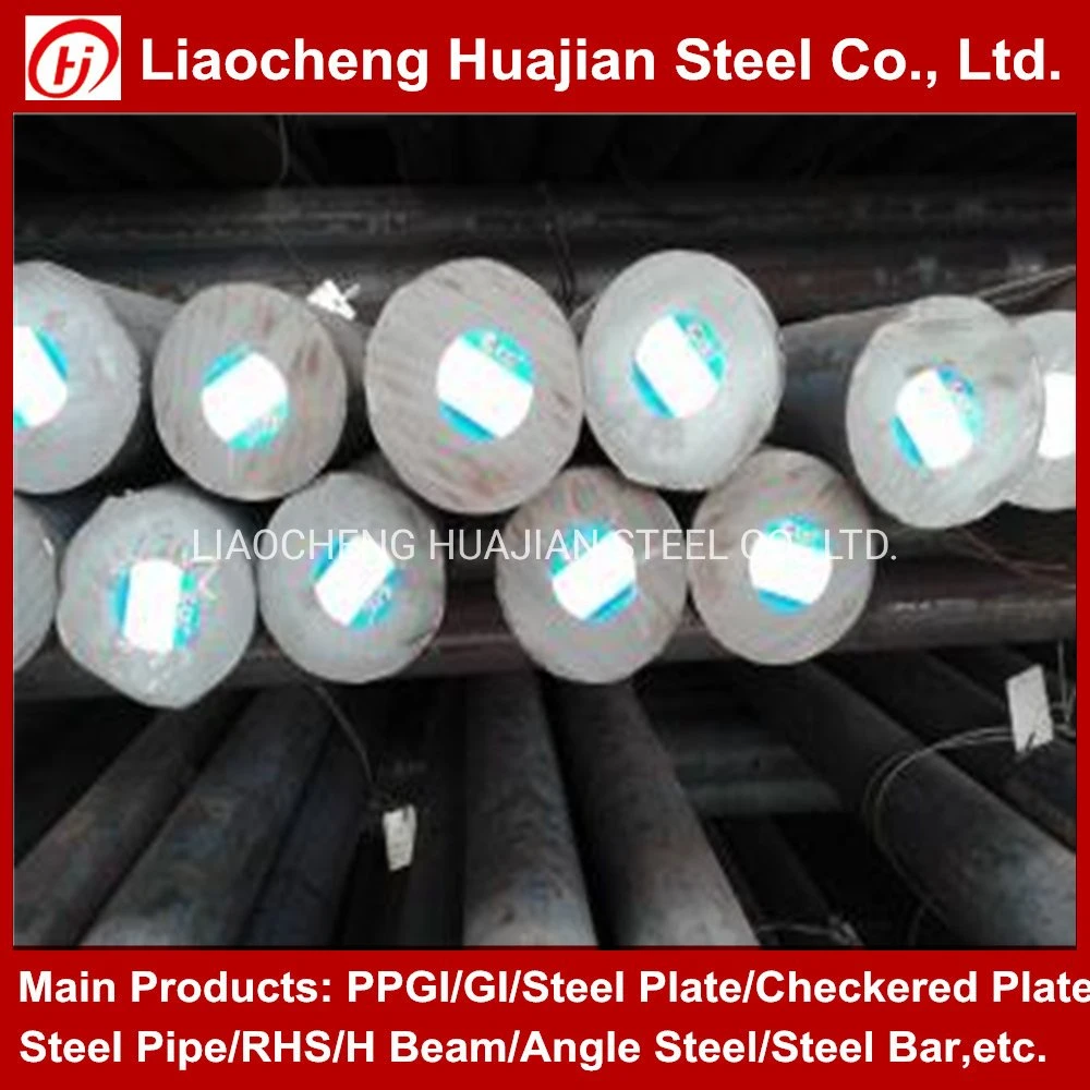 SAE1045 1020 Ck45, 42CrMo 40cr Hot Rolled Iron Carbon Steel Round Bars Round Steel Bar